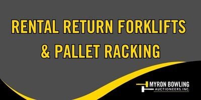 rental return forklifts and pallet racking
